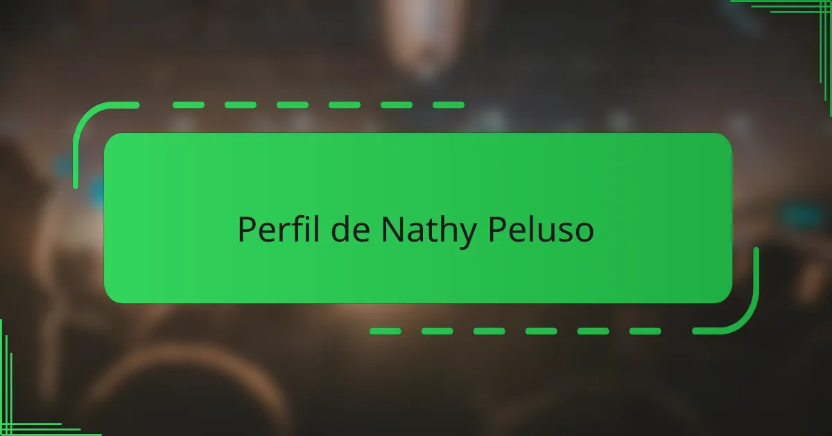 Perfil de Nathy Peluso